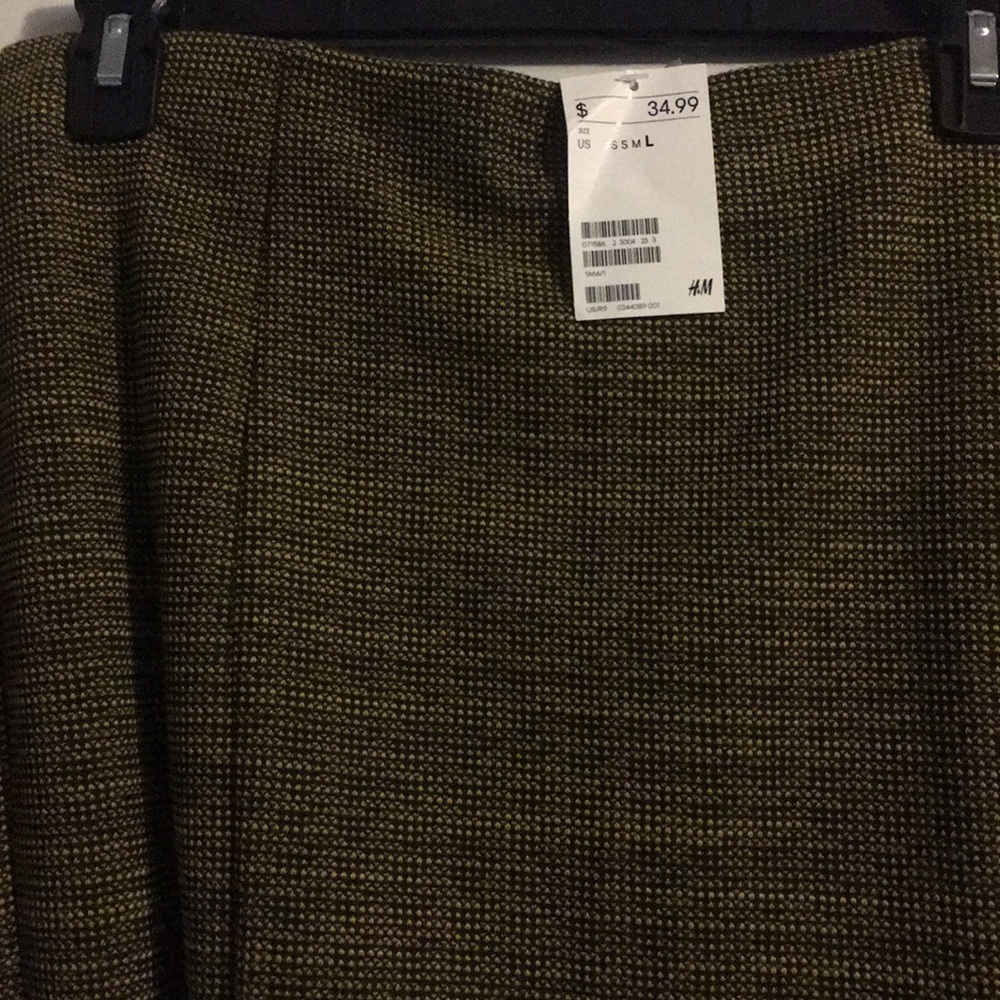 H&M matching set peplum and pencil skirt Sz L - Picture 4 of 7